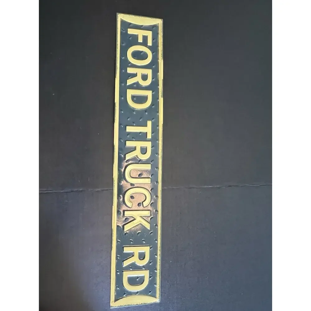 Ford Official Licensed Metal Sign Lot Of 4 Garage Man Cave Wall Decor Truck